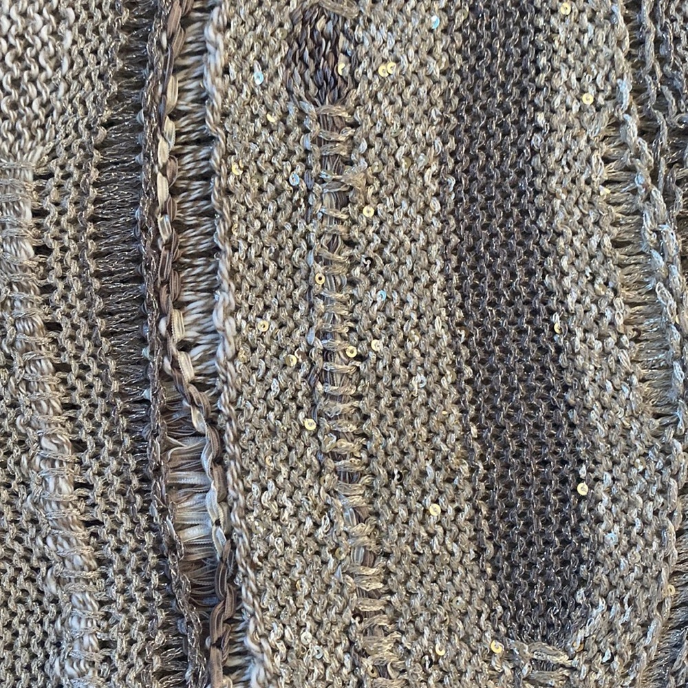 Chico’s Gold Poncho - Picture 12 of 13
